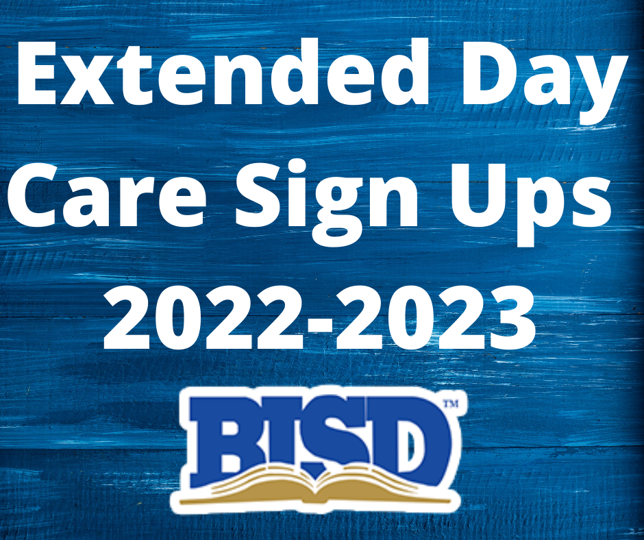  Extended Day Child Care Sign Up 2022-2023